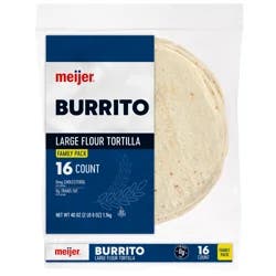 Meijer Burrito Flour Tortillas