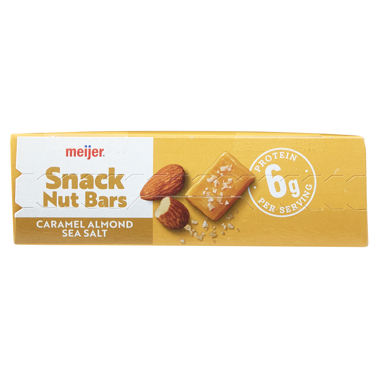 slide 5 of 5, Meijer Nut Bar Caramel Almd Seaslt /, 6 ct; 1.41 oz