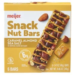 Meijer Nut Bar Caramel Almd Seaslt /