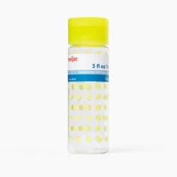 Meijer Travel Tube Bottle with Flip Top Cap, Polka Dot, 3 oz