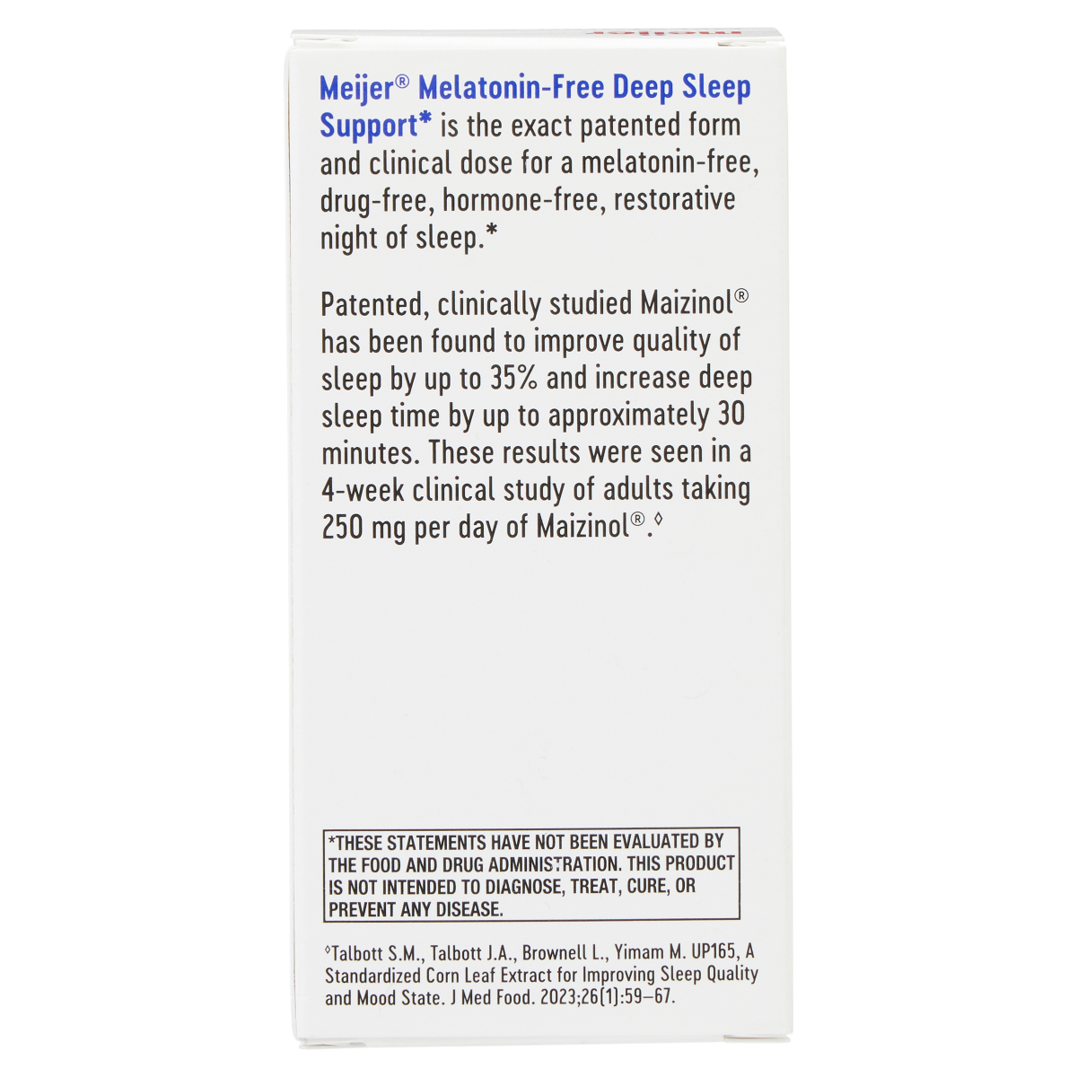 slide 3 of 3, Meijer Wellness Meijer Deep Sleep Support Caps, 30 ct