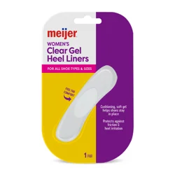 Meijer Clear Gel Heel Liners