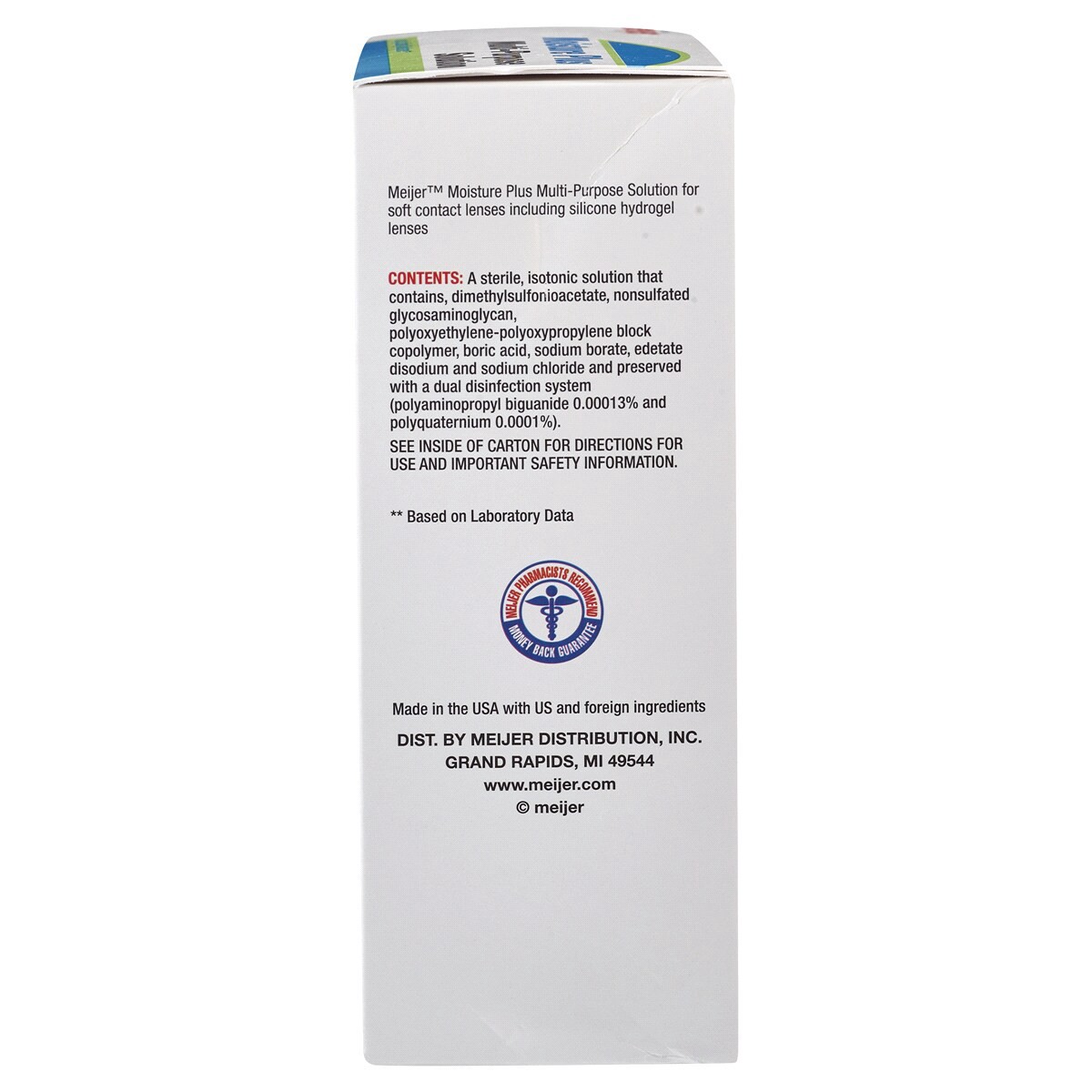 slide 3 of 3, Meijer Moisture Plus Multi-Purpose Solution Bottles, 2 x 12 oz