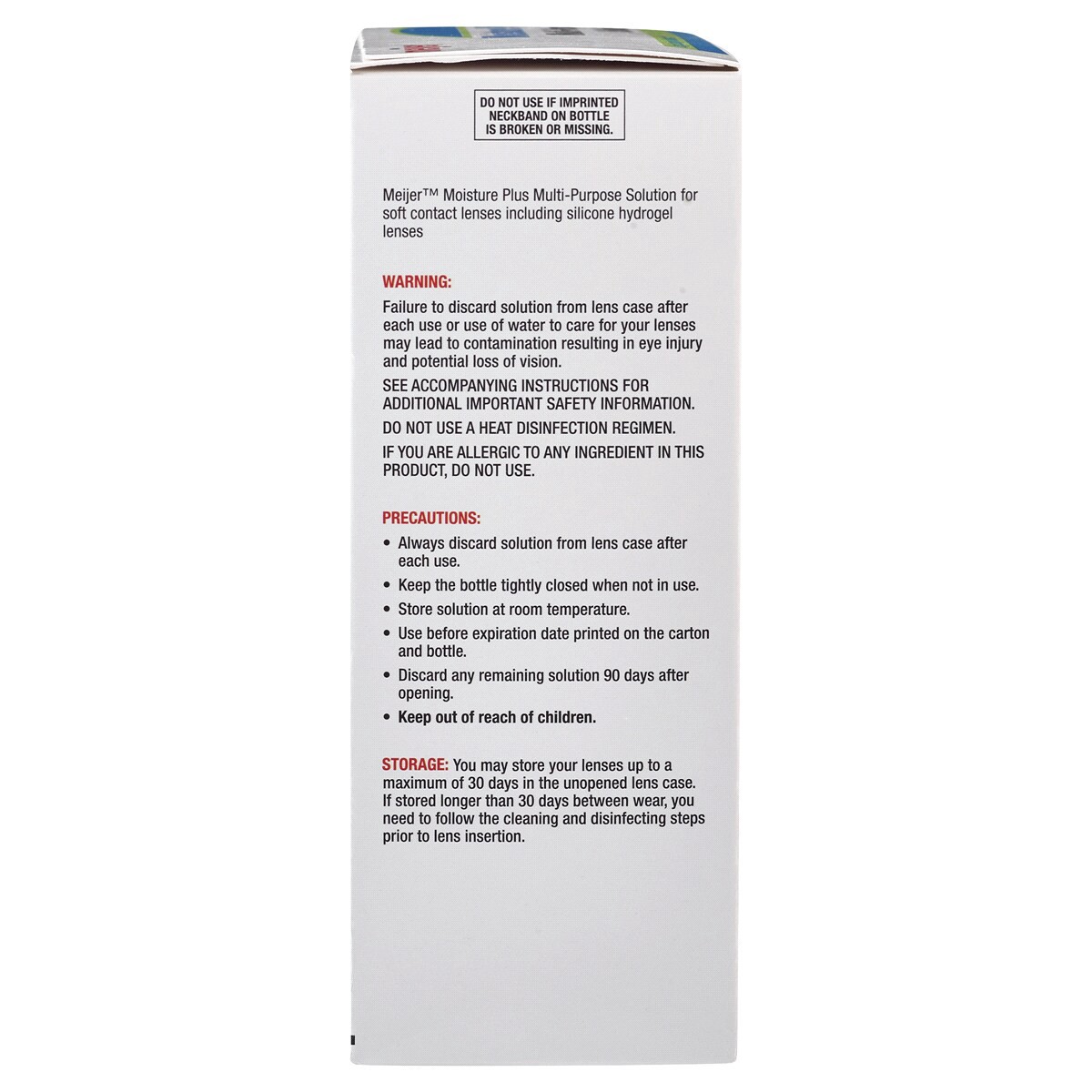 slide 2 of 3, Meijer Moisture Plus Multi-Purpose Solution Bottles, 2 x 12 oz