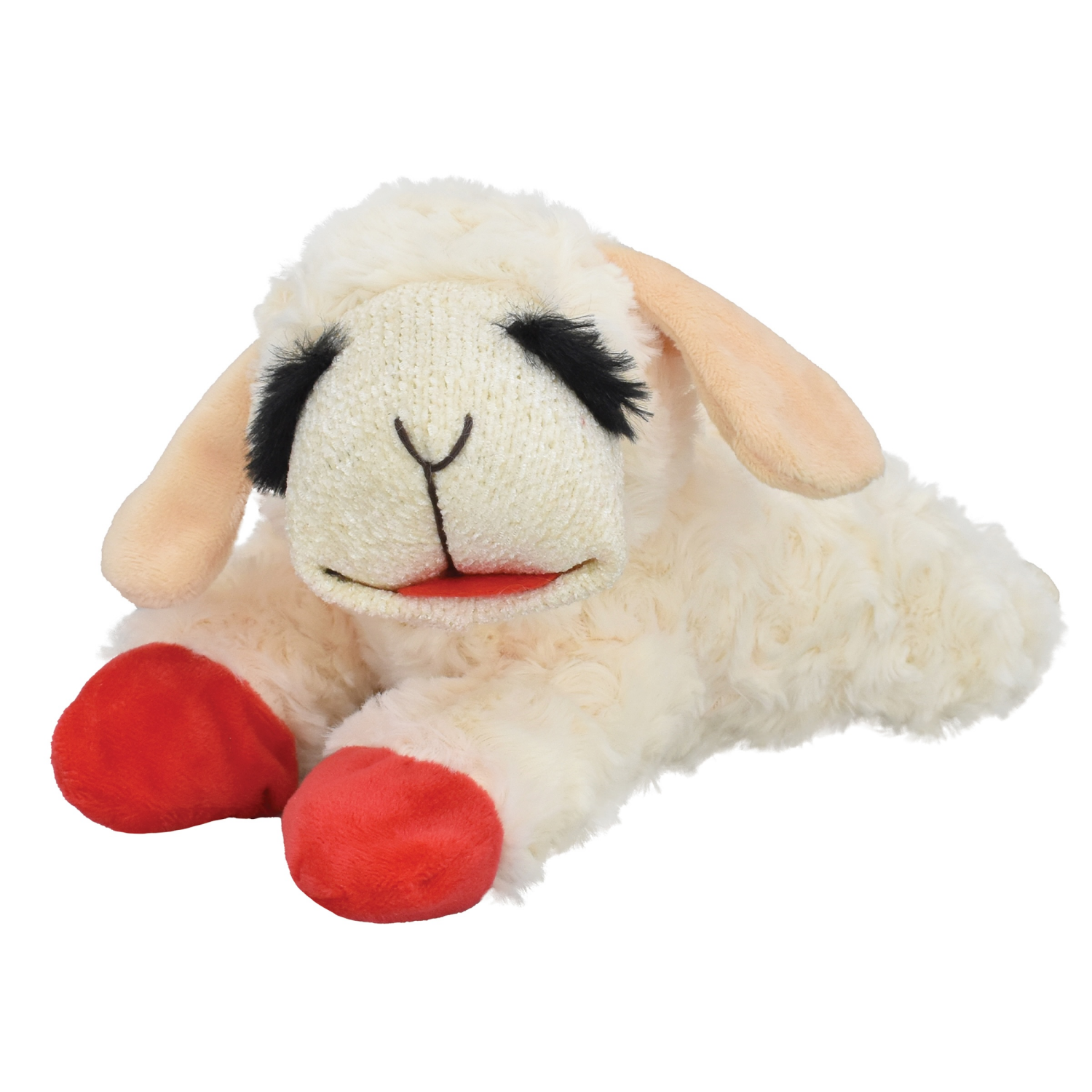 slide 1 of 4, Meijer Lamb Chop Dog Toy with Squeaker, 1 ct