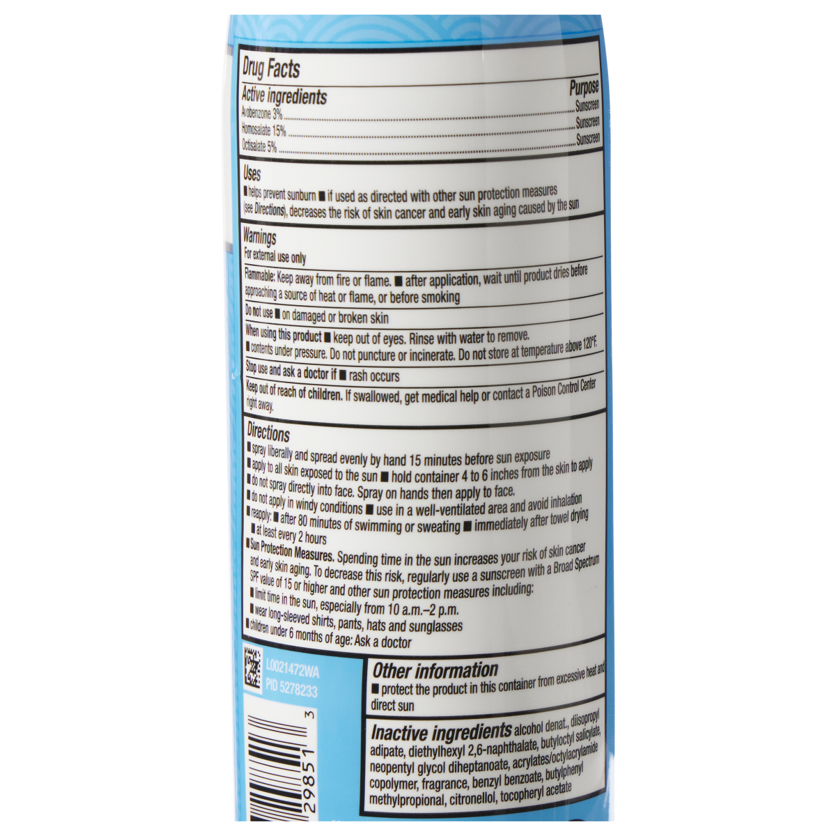 slide 3 of 3, MEIJER SUN SPRAY SPF100, 5.5 oz