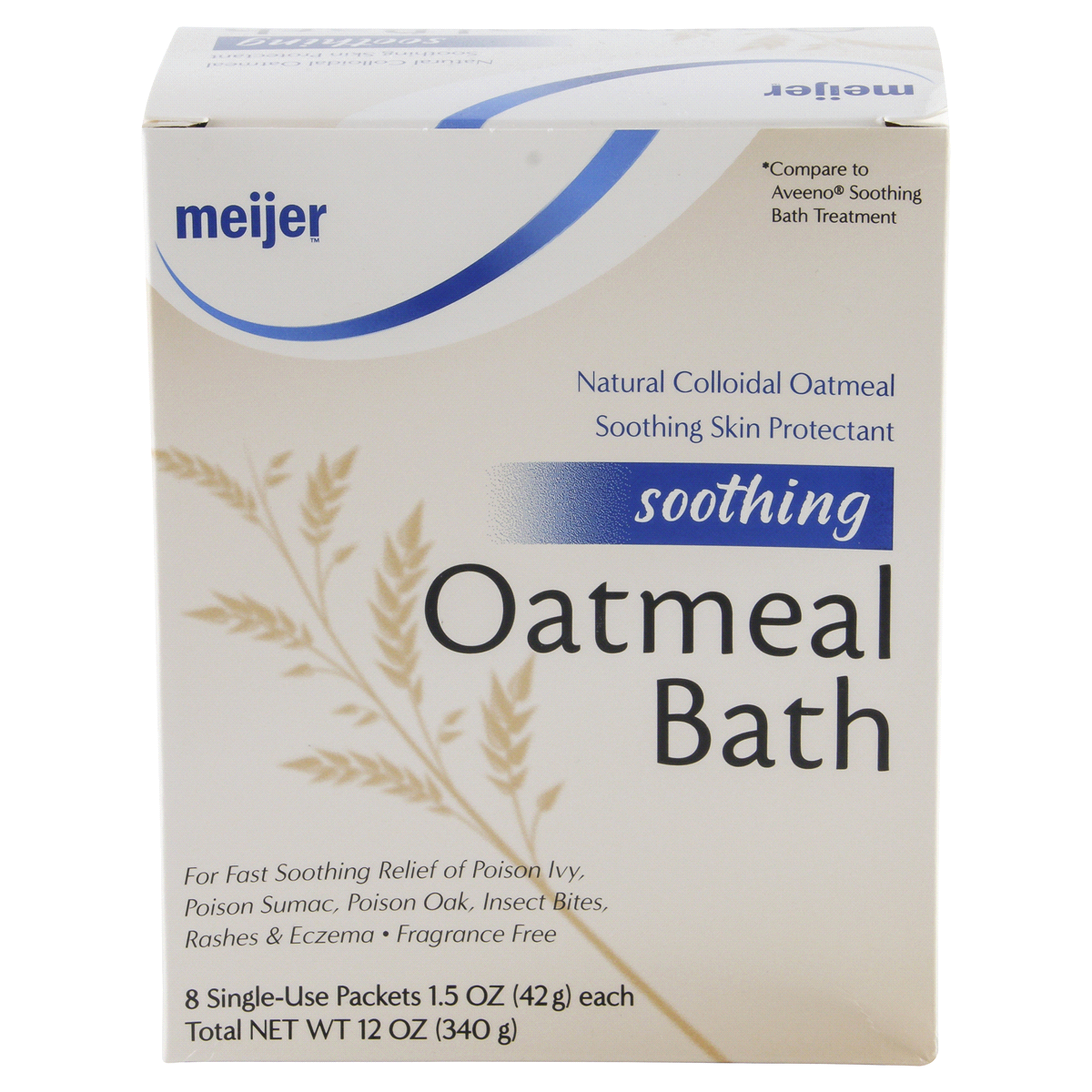 slide 3 of 4, Meijer Oatmeal Bath, 8 ct