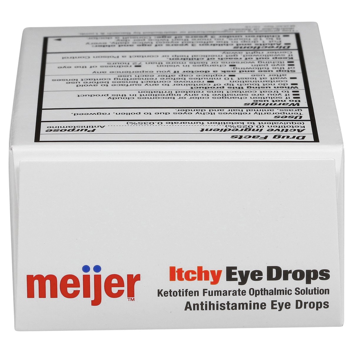 slide 7 of 7, Meijer Itchy Eye Drops, 0.34 oz