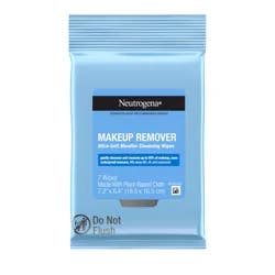 Neutrogena Makeup Remover Cleansing Towelettes, Face Makeup Wipes, Travel Pack, 7 ct