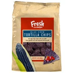 Fresh from Meijer Blue Corn Tortilla Chips, 14 oz