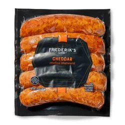 FREDERIKS BY MEIJER Frederik's by Meijer Smoked Cheddar Bratwurst, 14 oz