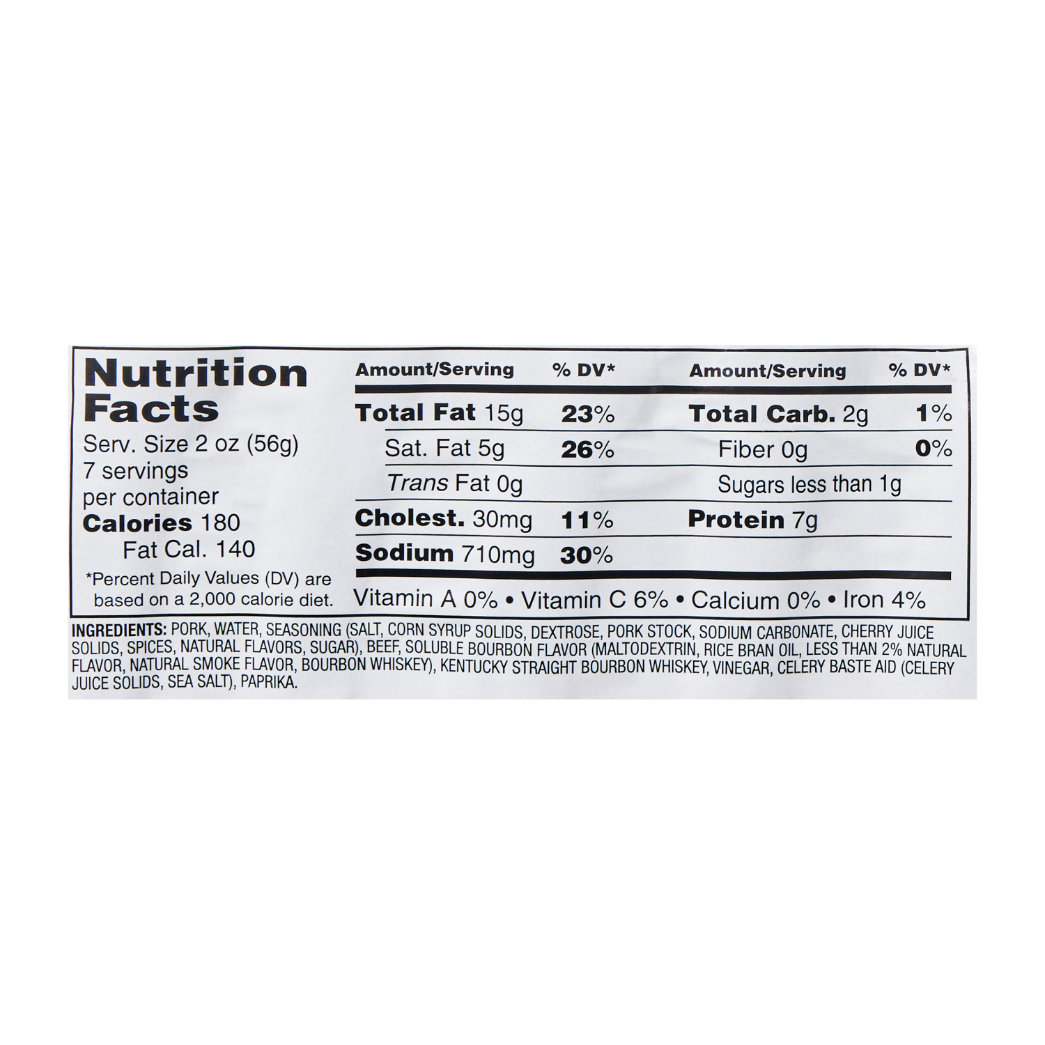 slide 2 of 2, FREDERIKS BY MEIJER Frederik's by Meijer Smoked Bourbon Sausage, 14 oz, 14 oz