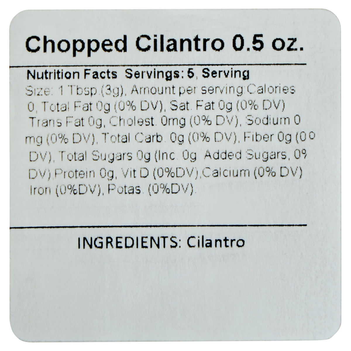 slide 9 of 9, Fresh from Meijer Chopped Cilantro, .5 oz, 0.5 oz