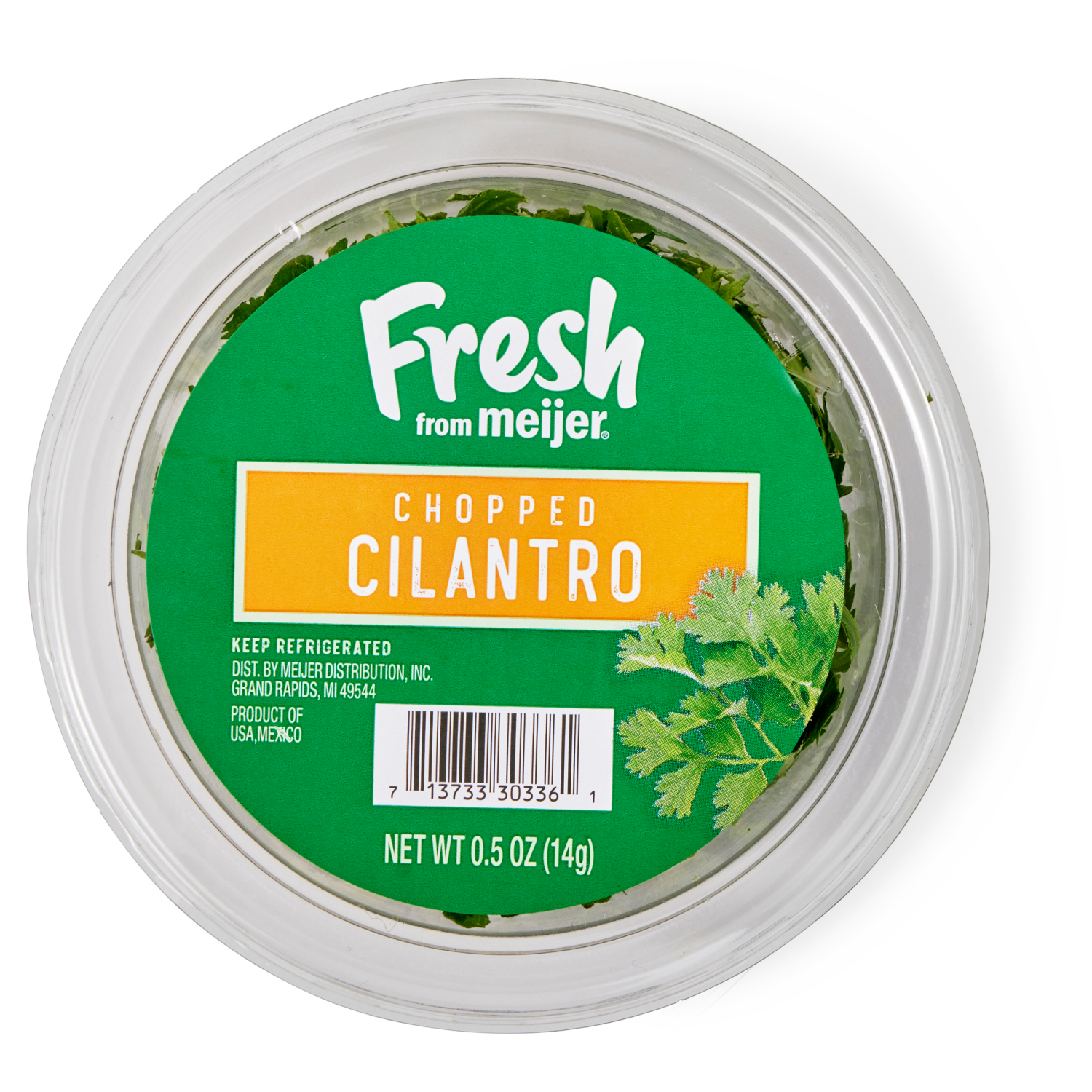 slide 1 of 3, FRESH FROM MEIJER Cilantro Diced .50 oz, 0.5 oz