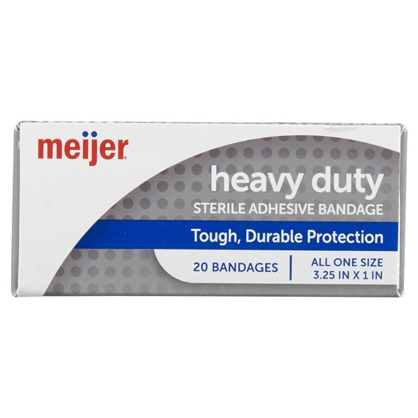 slide 20 of 29, Meijer Extreme Hold Adhesive Bandages, 20 ct