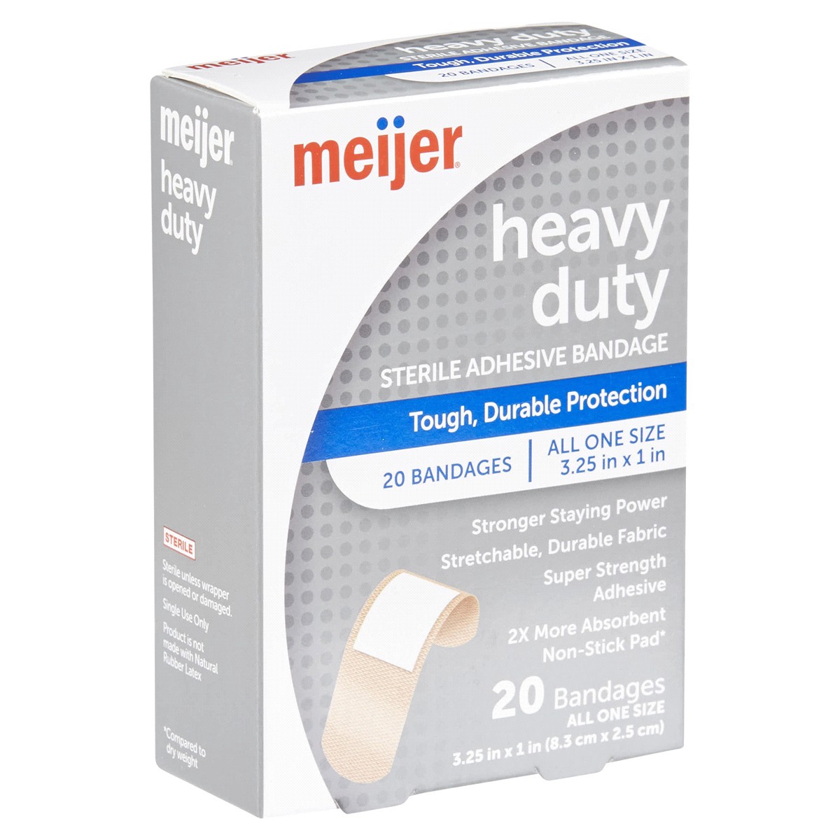 slide 10 of 29, Meijer Extreme Hold Adhesive Bandages, 20 ct