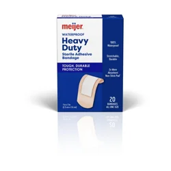 Meijer Plastic Waterproof Bandages 1"x3"