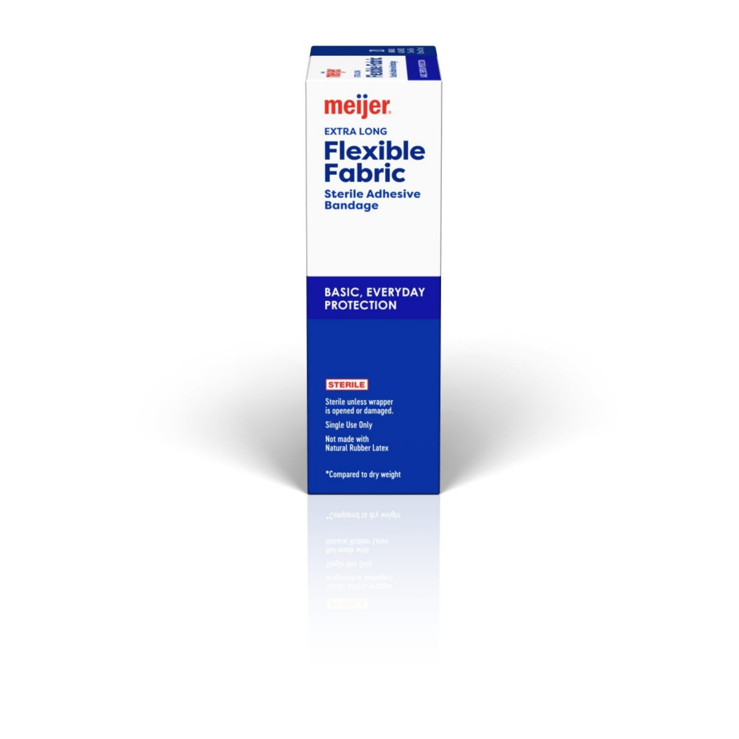 slide 4 of 4, Meijer Extra Long Fabric Bandages, 20 ct