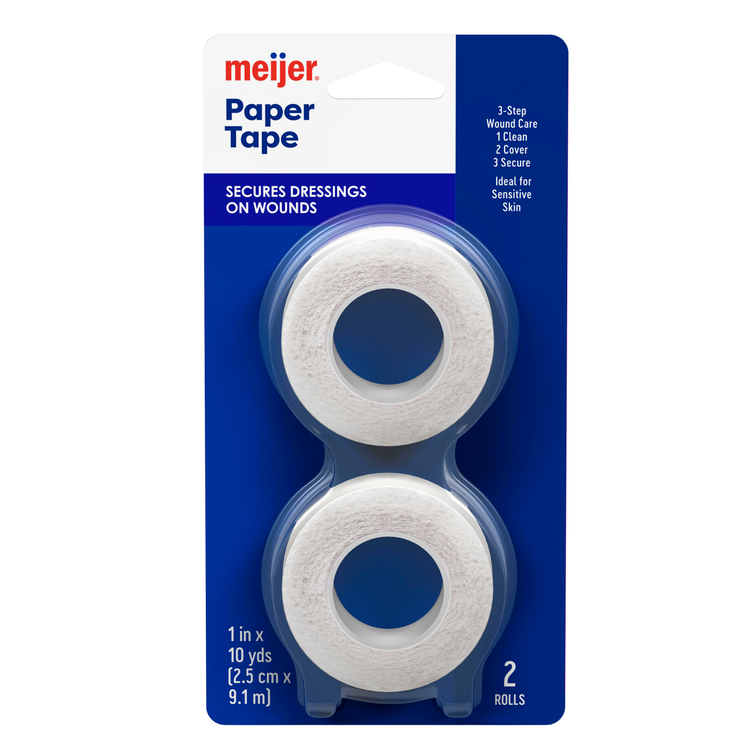slide 1 of 4, Meijer Paper Tape 1", 10 yds, 1 ct