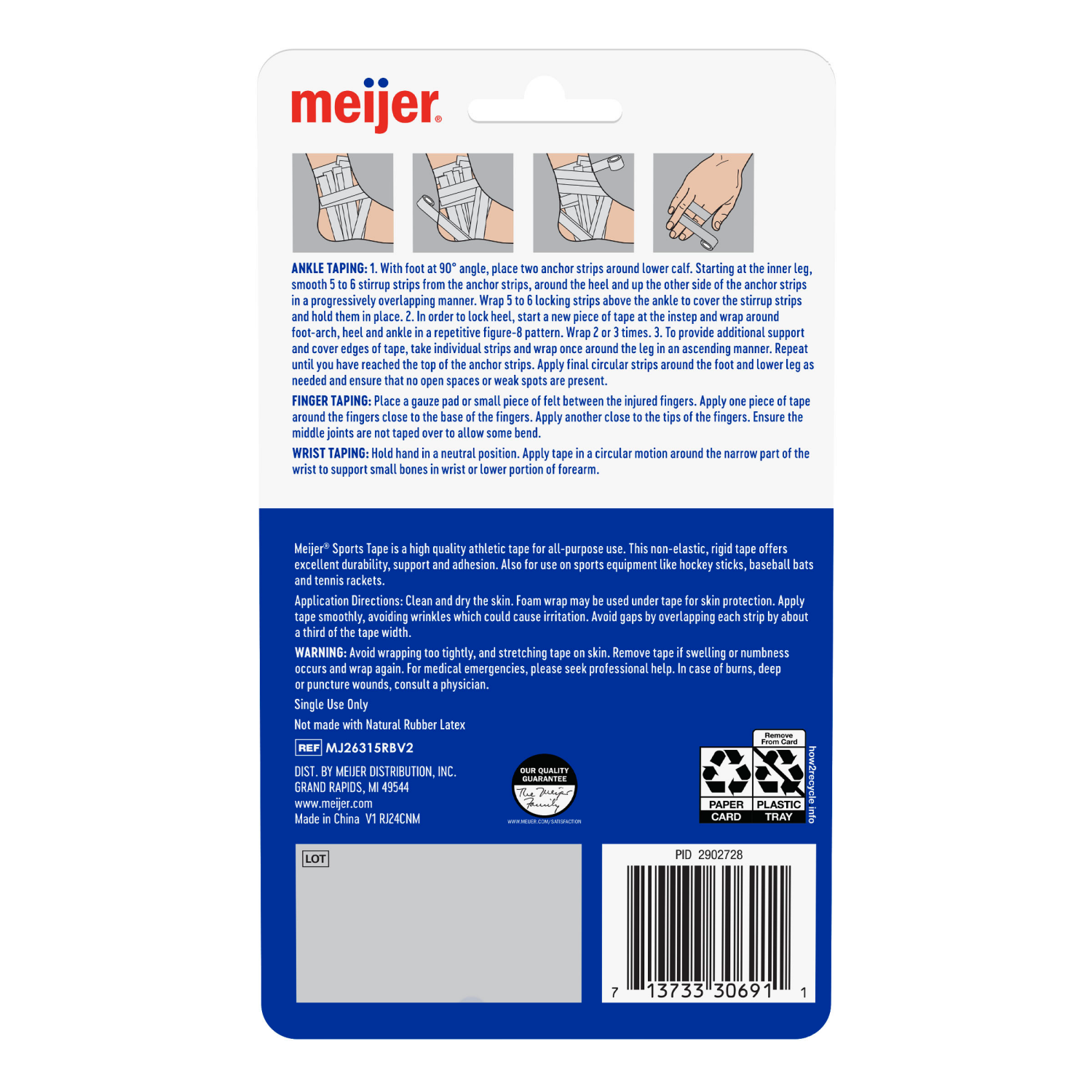 slide 2 of 4, Meijer Sports Tape, 1 ct