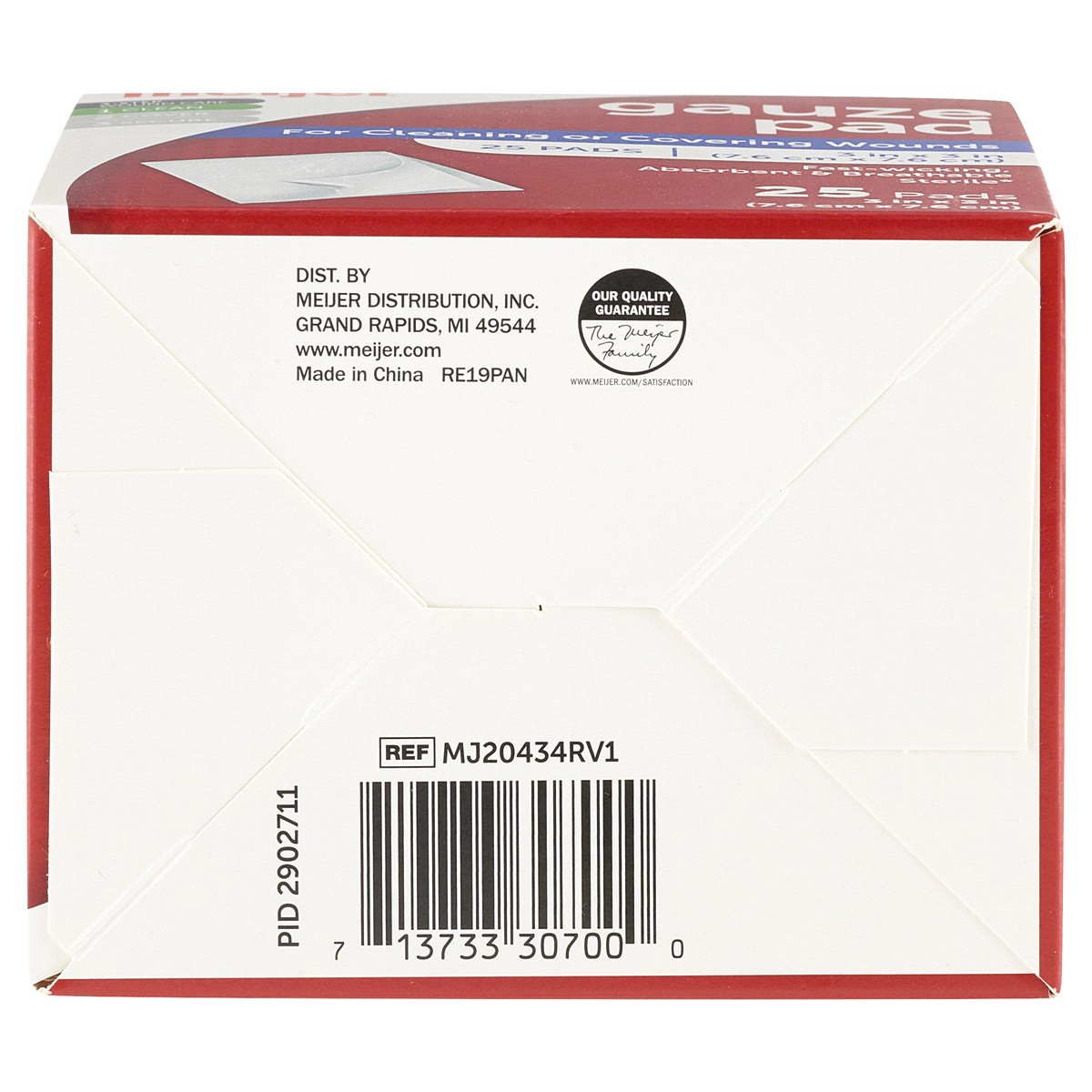 slide 3 of 3, Meijer Sterile Gauze Pad 3"x3", 25 ct