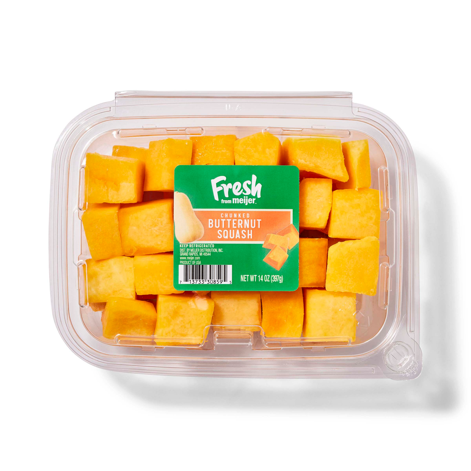 slide 1 of 2, Fresh From Meijer Butternut Squash Chunks, 14 oz