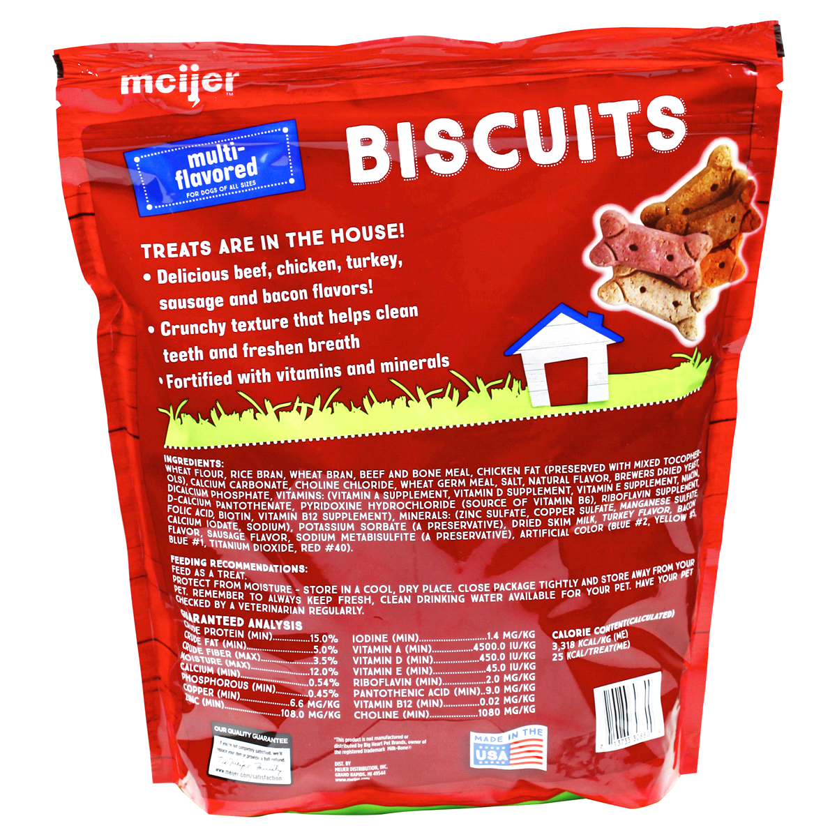 slide 2 of 2, Meijer Dog Biscuits, Multi Flavor, 4 lb