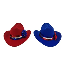 Meijer Corporate Seasonal Mcs Patriotic Hat Hairpin 2ast