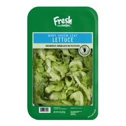 Fresh from Meijer Baby Green Leaf Lettuce, 8 oz