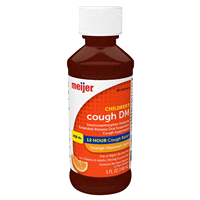 slide 5 of 29, Meijer Children's Cough Suppressant DM, Orange Flavor; Cough Medicine For Kids, 5 oz