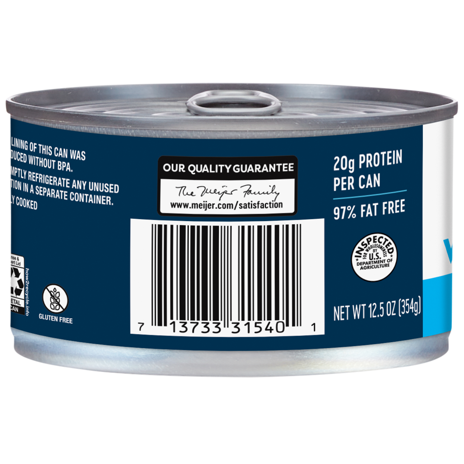 slide 2 of 3, Meijer Premium Chunk Canned White Chicken, 12.5 oz