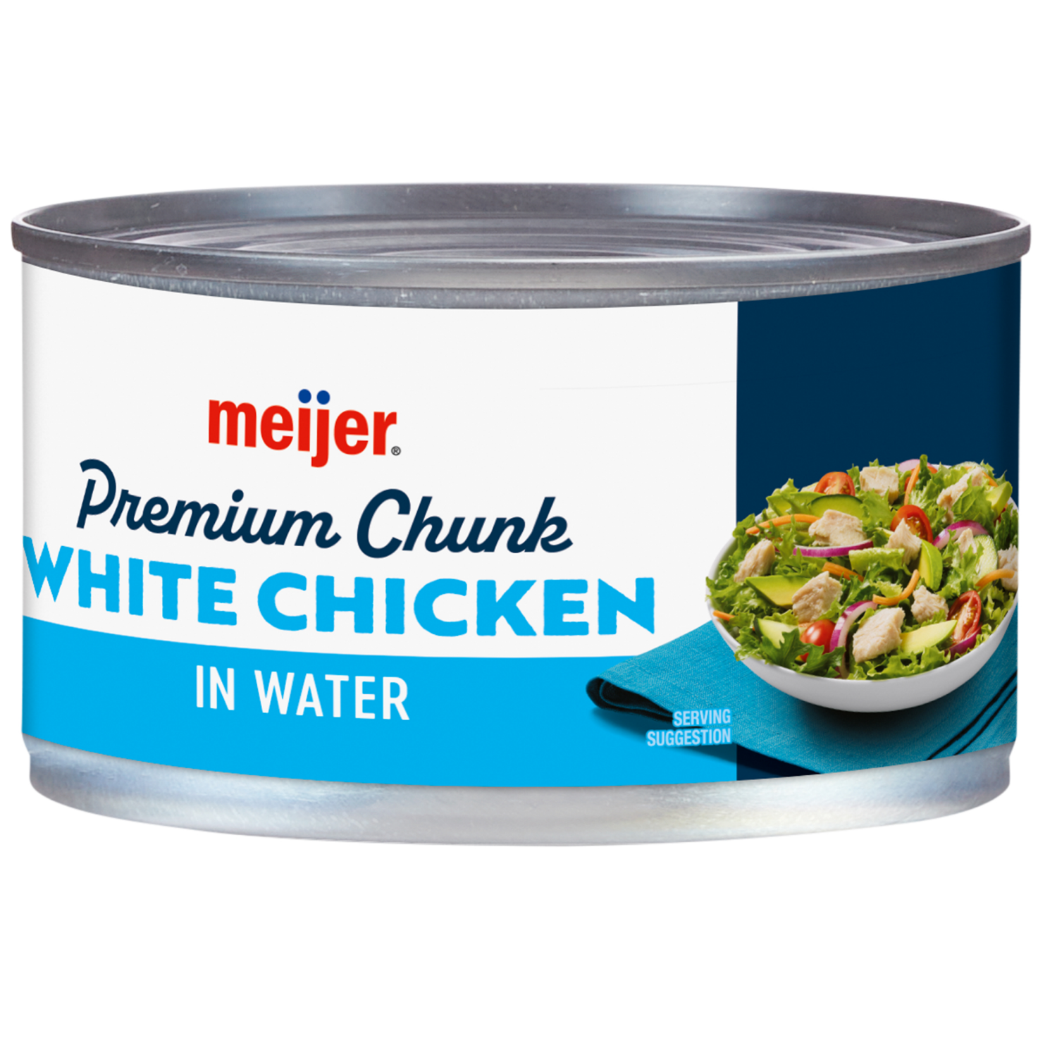 slide 1 of 3, Meijer Premium Chunk Canned White Chicken, 12.5 oz