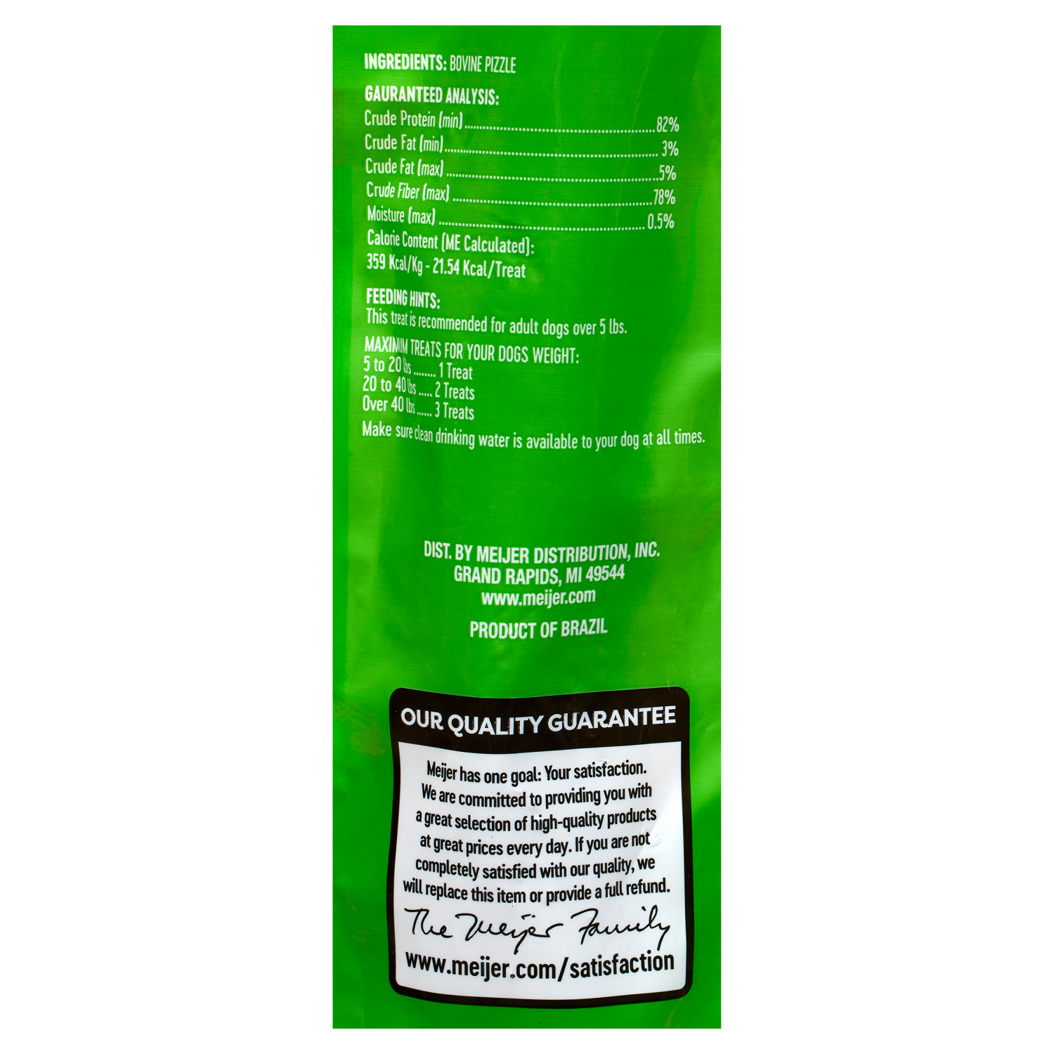 slide 3 of 3, Meijer Braided Bully Stick Dog Chew 8", 1 ct