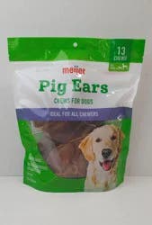 3.5" Real Pig Ears, 13 Ct