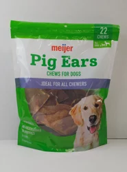 Meijer Real Pig Ears, 22 Ct