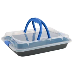 Grand Gourmet 9X13 In Oblong Pan W Lid & Handle