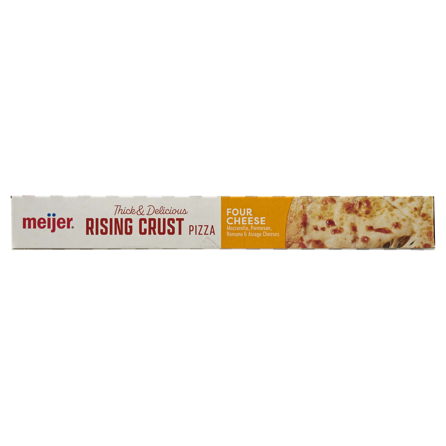 slide 2 of 5, Meijer Rising Crust Four Cheese Pizza, 28.2 oz