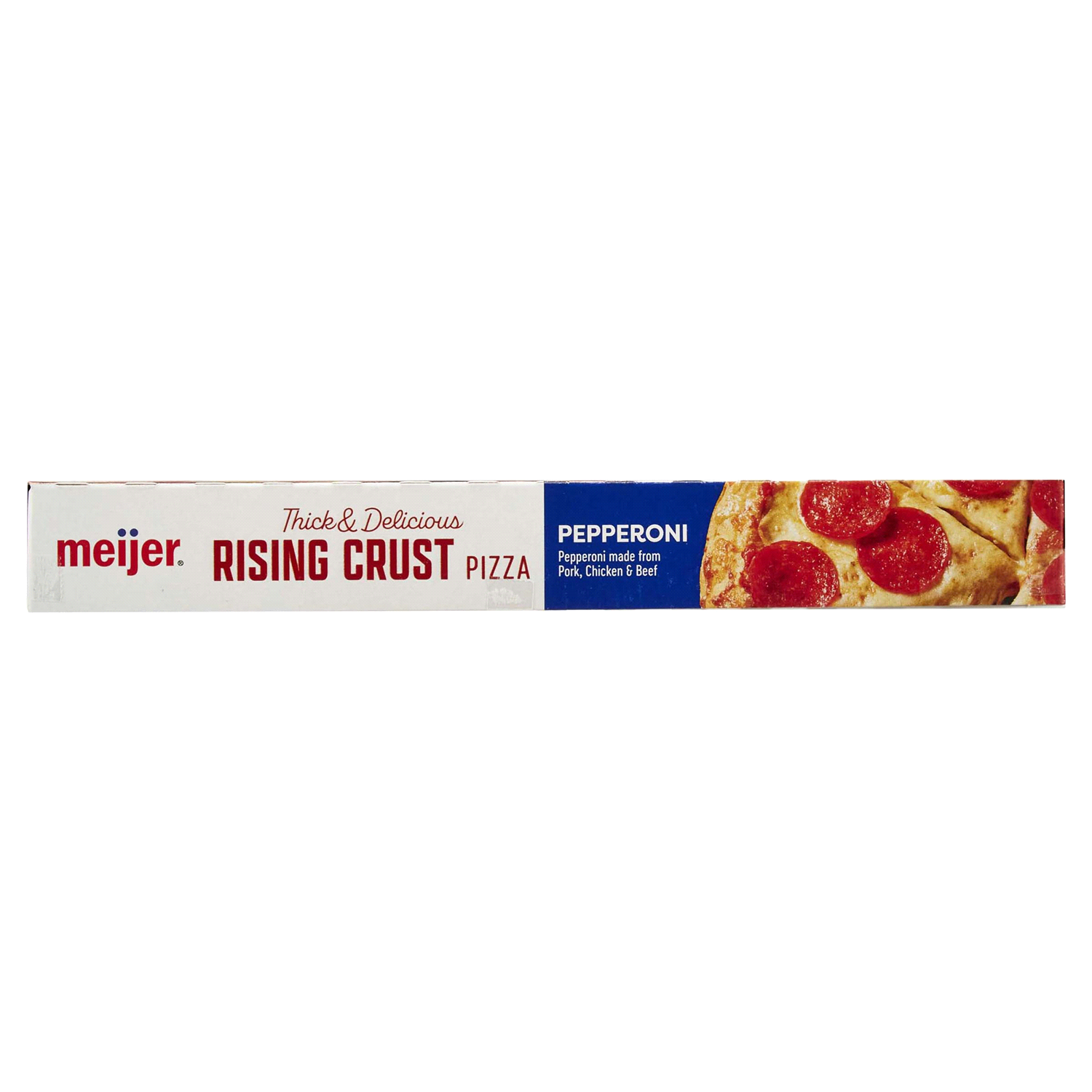 slide 2 of 5, Meijer Rising Crust Pepperoni Pizza, 28.3 oz