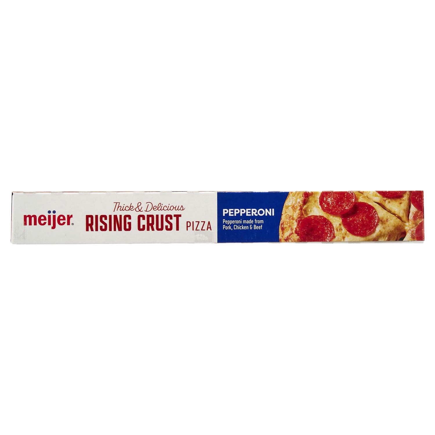 slide 3 of 5, Meijer Rising Crust Pepperoni Pizza, 28.3 oz