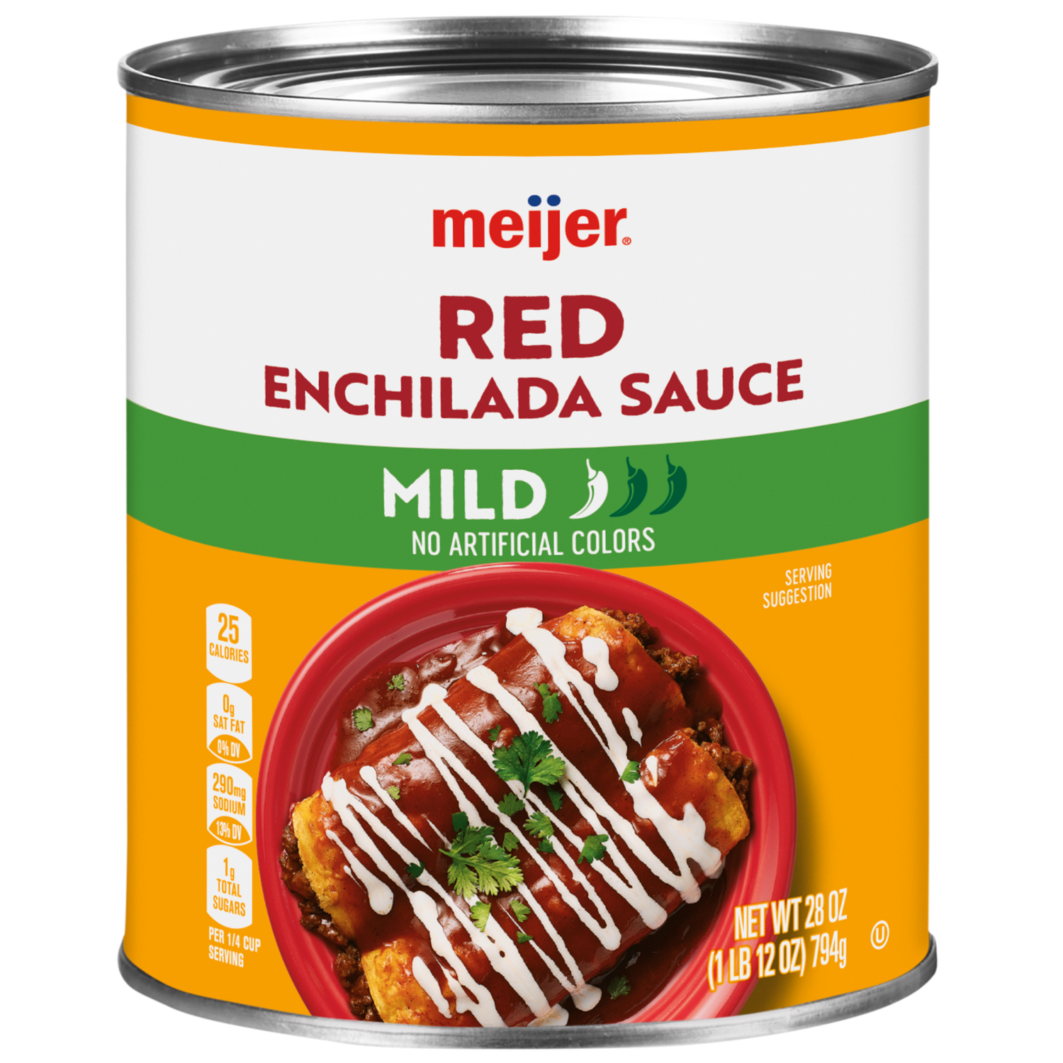 slide 1 of 2, Meijer Red Mild Enchilada Sauce, 28 oz