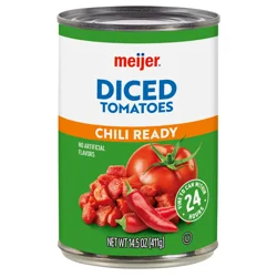 Meijer Diced Tomatoes Chili Ready