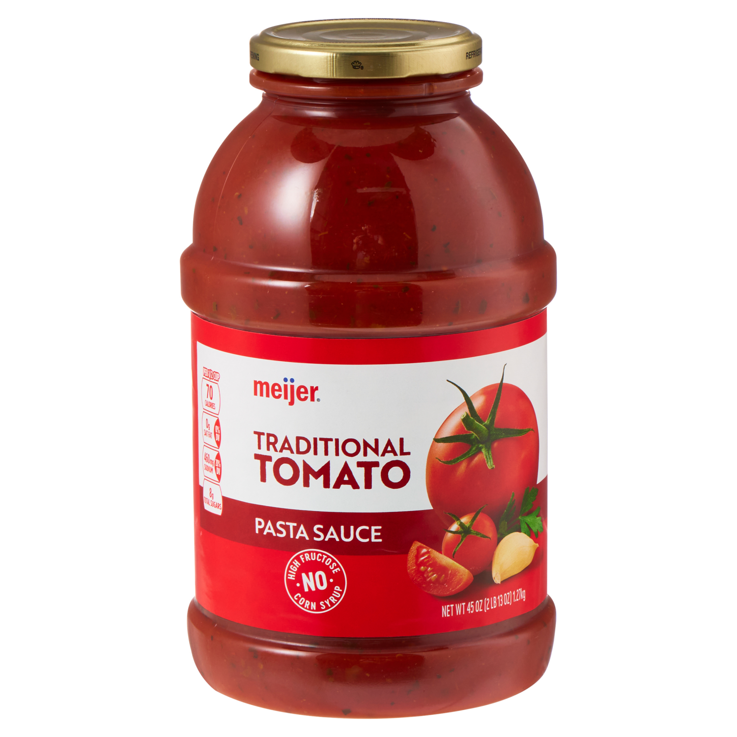 slide 1 of 2, Meijer Traditional Tomato Sauce, 45 oz