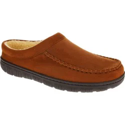 Falls Creek Men's Clog Slippers, Tan, Size Xl