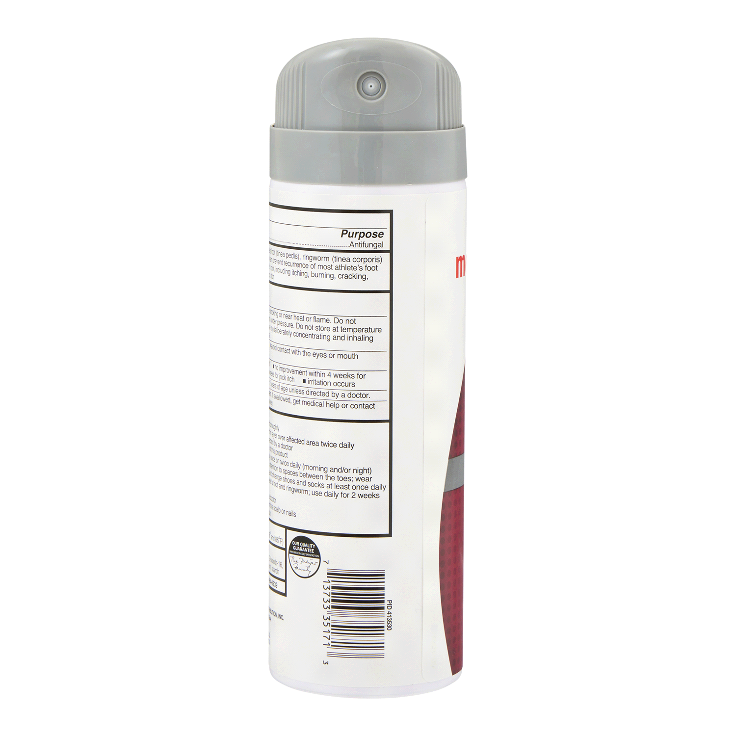 slide 3 of 5, Meijer Tolnaf Powder Foot Spray, 4.6 oz