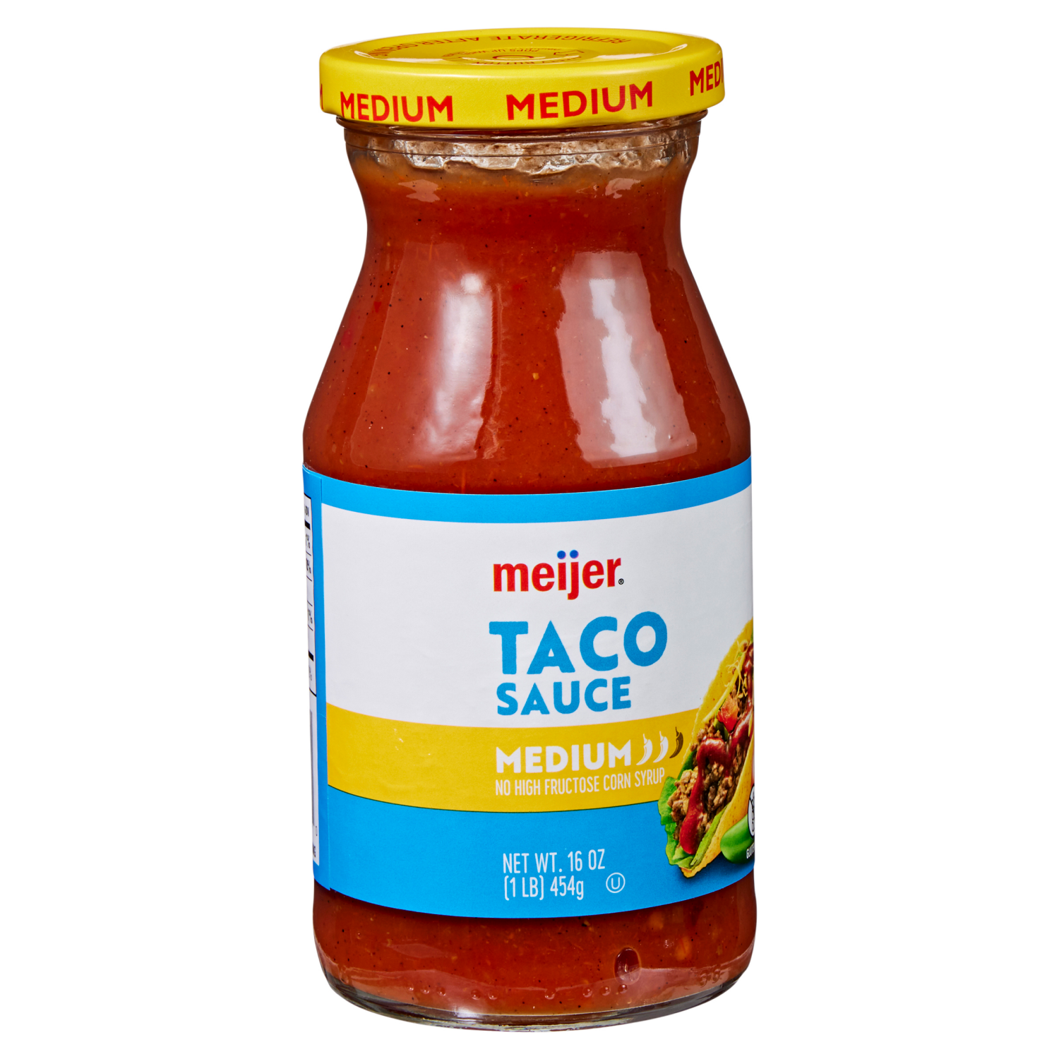slide 6 of 8, Meijer Medium Taco Sauce, 16 oz, 16 oz