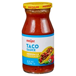 Meijer Medium Taco Sauce, 16 oz