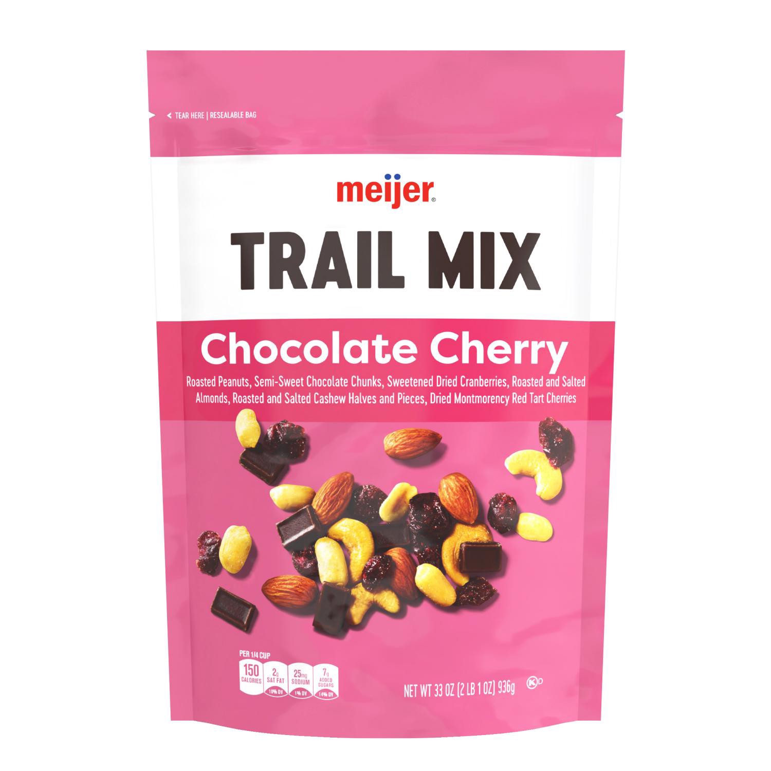 slide 1 of 2, Meijer Chocolate Cherry Trail Mix, 33 Oz, 33 oz