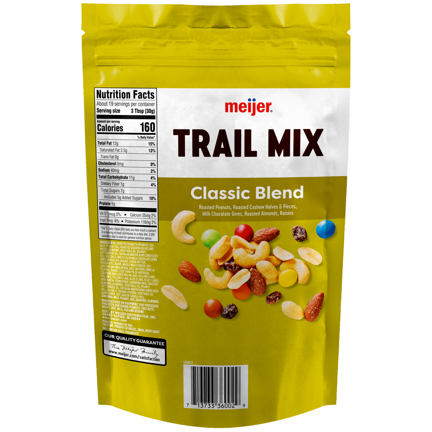 slide 2 of 2, Meijer Classic Blend Trail Mix, 20 oz
