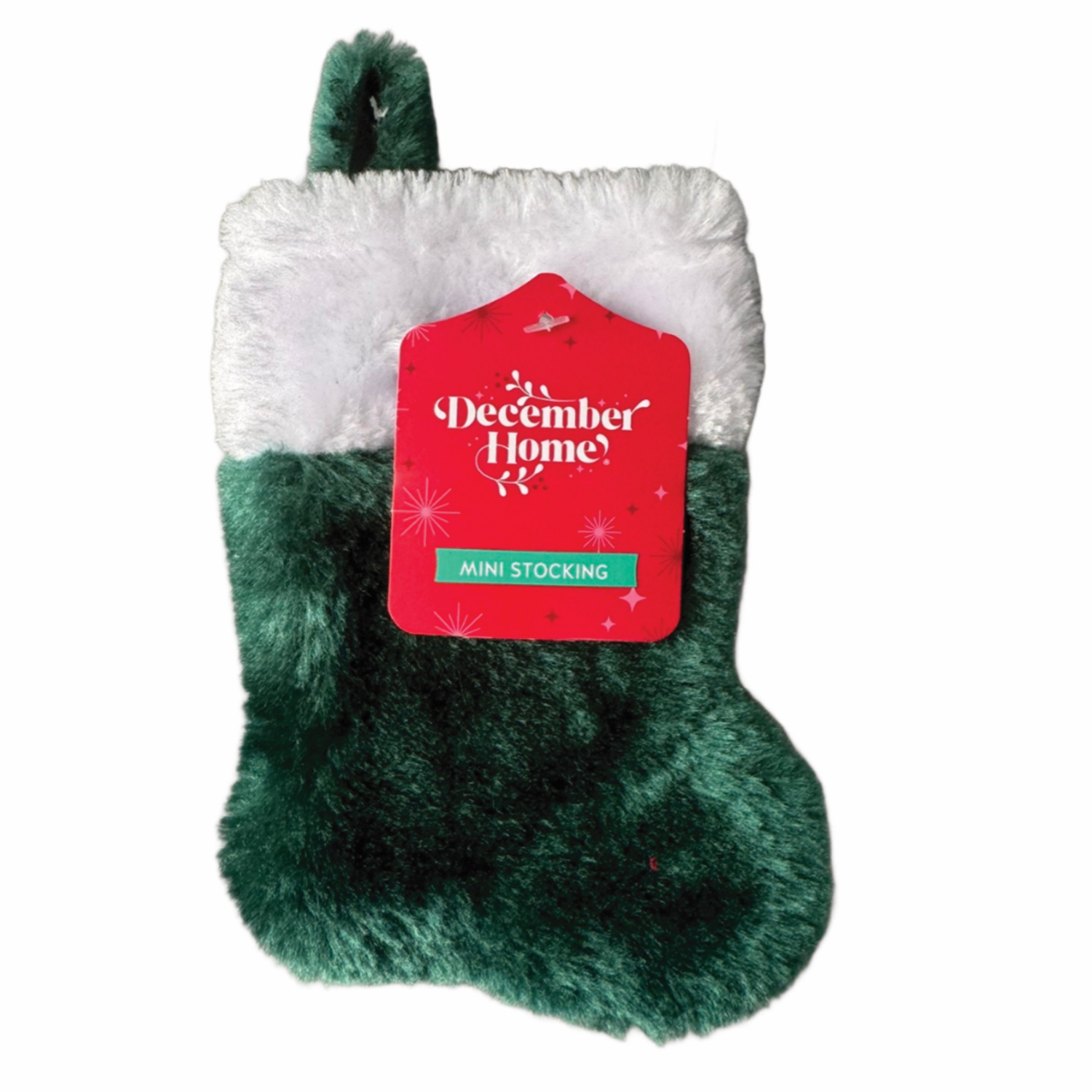 slide 7 of 7, December Home DH Stocking Mini Plush 5 Assortment 7 Inch, 7 in