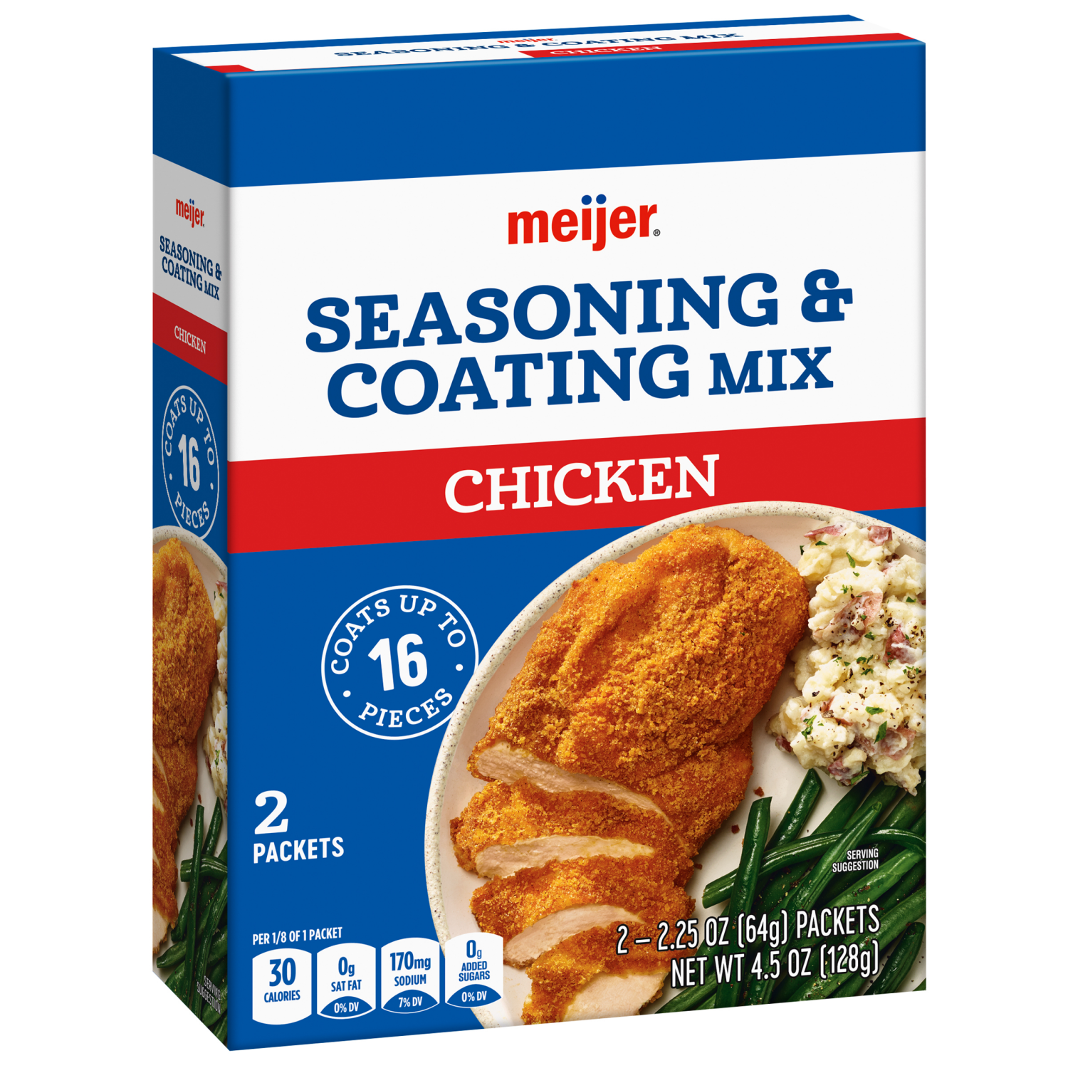 slide 4 of 5, Meijer Coating Mix Chicken Seasoned 4.5, 4.5 oz